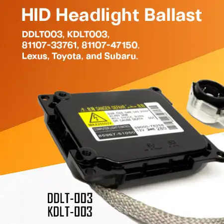 Denso DDLT003 / Koito KDLT003 OEM HID Headlight Ballast — Lexus, Toyota, Subaru & Scion Replacement